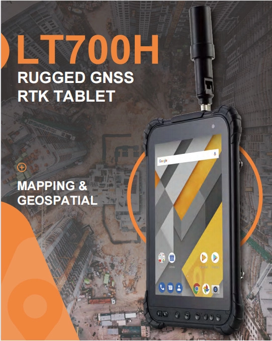 10 Points Capacitive Multi-Touch Screen Android Tablet CHCNAV LT700H With Industrial IP67 Design